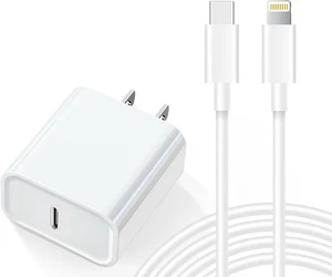 20W USB-C Fast Charger Adapter Cable for iPhone 10 11 12 13 14 Pro and Max - Picture 1 of 2