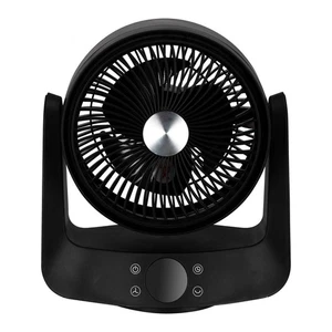 Desk Fan Smart Black Quiet Operation Oscillating Tilt Remote Control 8in - Picture 1 of 4