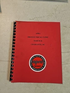 Automotive Parts Rebuilders Association 2006 Electrical Clinic Program Manual - Picture 1 of 7