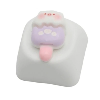 Handmade Resin Keycaps Pig Lover Gift For PC Keyboards for Mechanical Keyboards - Image 1 of 4