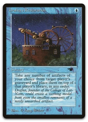 Drafna's Restoration (NM) Antiquities ATQ Magic MTG - Image 1 of 2