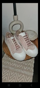 Alexander McQueen Rose Velvet Snickers Size UK 5 - Picture 1 of 7