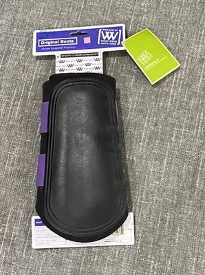 NWT Woof Wear Brushing Boot LARGE FS Rear/OS Front Purple Jumper Eventing  *read - Image 1 of 4