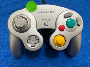 OEM Nintendo GameCube Controller Silver Platinum Official Joystick T3 - Imagen 1 de 12