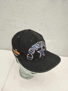Dallas Cowboys ANNCO Vintage NFL Super Bowl Champions Patches Snapback Cap Hat - Picture 1 of 14