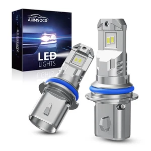 Pair HB1 9004 LED Headlight Bulb 10000W 1000000LM Hi/Lo Beam Super Bright White - Picture 1 of 17