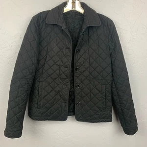 Ralph Lauren Black Label Jacke gesteppt schwarz Knopfleiste Reitsport Gr. M - Bild 1 von 10