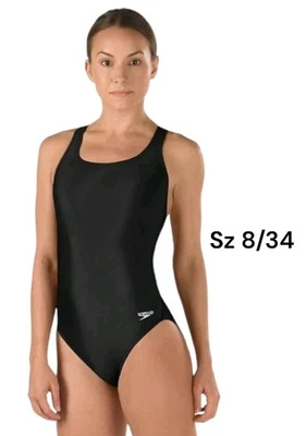 New Speedo Women's One-Piece Proback Swimsuit - Black Size 8/34 (8191481001) - Image 1 of 3