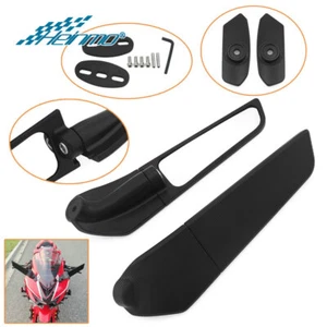For SUZUKI GSXR 1000 GSXR1000R 2017-2022 Wind Swivel Wing Rearview Side Mirrors - Picture 1 of 5