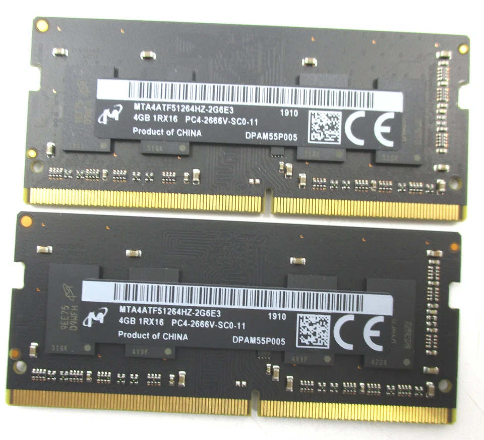 8GB (2 x 4GB) PC4-2666V SCO-11 RAM for Apple iMac 2019 (2x 4GB) - Image 1 of 1