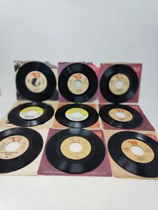 3 Andy Gibbs Records 6 Bee Gees 45 Records  - Picture 1 of 10