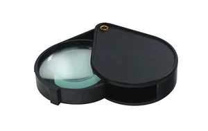 4X 2" Folding Pocket Magnifier Jewelry Loupe Magnifying Glass Lens Optical Tool - Picture 1 of 1