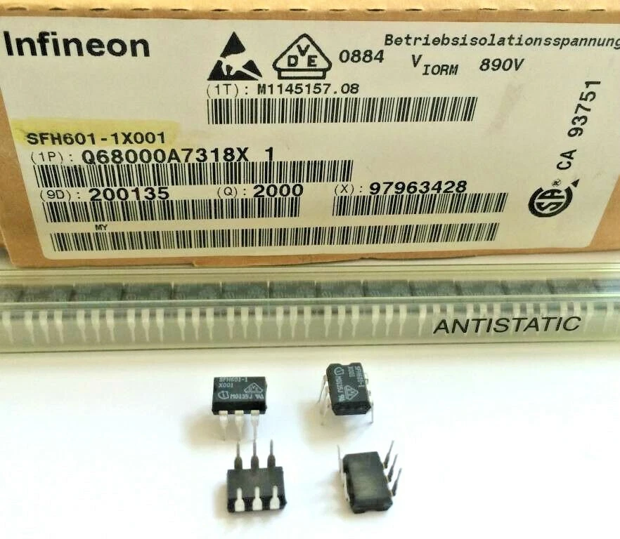 100 Stück SFH601-1  Infineon DIP6 Integrierte Schaltung  - Image 1 of 1