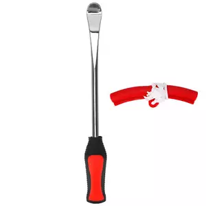 Steel Tire Changing Lever Tool Spoon Repair Kit Motorcycle Bike Rim Protector - Picture 1 of 11