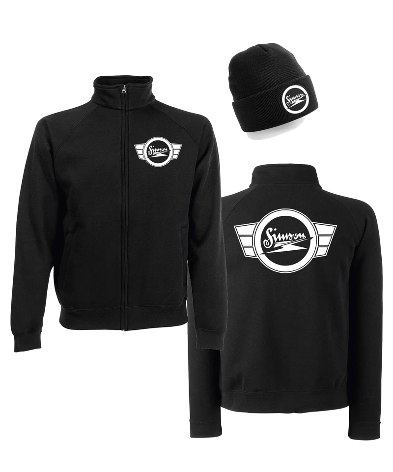 Sweatjacke + Wintermütze  Simson IFA VEB DDR Ossi Kult Suhl S51 50 Geschenk - Bild 1 von 1