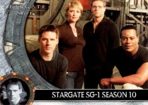 RITTENHOUSE -STARGATE SG-1 SEASON 10 TEN P2 NON-SPORT EXCLUSIVE PROMO CARD 2008 - Picture 1 of 2