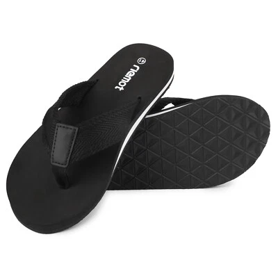 riemot Badeschuhe Badelatschen Pantoletten Saunaschuhe Sandale Flip Flops Herren