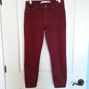 Lovers & Friends Women's Ricky Skinny Jeans in Benton Red Size 29 - Picture 1 of 11