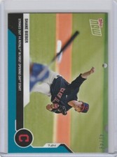 2020 Topps Now Parallel #8 Shane Beiber Cleveland Indians 40/49