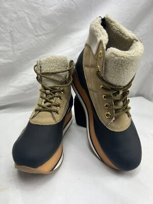 Hogan Maxi Botines de Cuña •PIEL• Botas de Montaña Pato Para Mujer’s 40 Foto 1 de 4