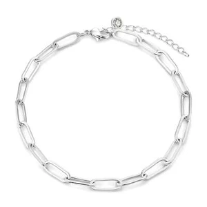 Pulsera Cadena Eslabones, Plata, Oro Joyería Impermeable, Dije, Apilable, Delicada - Imagen 1 de 11