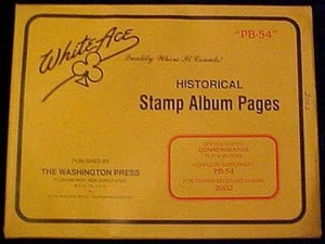 2002 White Ace Commemorative Plate Block Stamp Album Supplement PB54 * NEW * - Picture 1 of 1