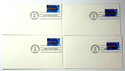 4 FDC First Supersonic Flight Scott #3173 USPS Paquete cancelado Edwards AFB, CA Foto 1 de 2