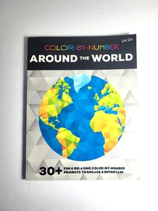 Color-By-Number: Around the World: 30+ Fun & Relaxing Color-By-Number... - Picture 1 of 8