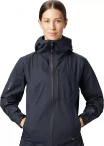 Mountain Hardwear Women's Exposure/2 Gore-Tex Paclite Plus Jacket - Dark Storm - Picture 1 of 6