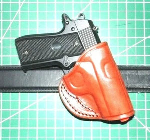 Tagua CDH3-467 RH Brown Leather CROSSDRAW Holster SIG P938 Colt Government 380 - Picture 1 of 12