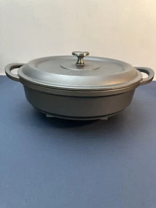 NORDIC WARE 4qt Dutch Oven Roaster W Lid 12.5" X 2.75" CAST ALUMINUM USA MADE - Picture 1 of 13