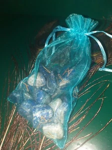 Lapislazuli Edelstein Konvolut Restposten Runen - Bild 1 von 2