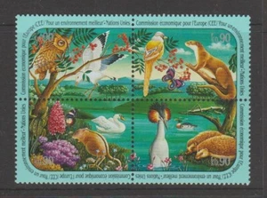 NACIONES UNIDAS GINEBRA 1991 Comunidad Económica para Europa Bloque de 4 MNH $4,50 - Imagen 1 de 1