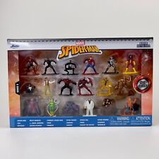 Jada Spider-Man Nano MetalFigs Series 8 Mini Die-Cast Metal Set of 18 Figures