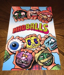 MADBALLS original series 24" poster 80's toys Screamin' Meemie Slobulus Aargh - Picture 1 of 1