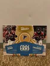 2018 Classics Eras Gold #15 Devonta Freeman Warrick Dunn /99