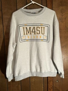 VTG North Dakota State NDSU Bison Inside Out Crewneck Sweatshirt Size XL USA - Picture 1 of 6