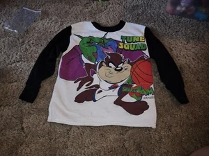 VTG 1996 Warner Bros. Space Jam Pullover Sweater Youth M Size 6 - Picture 1 of 10