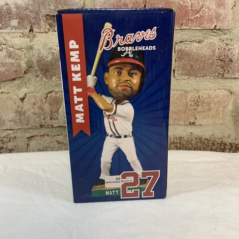 matt kemp braves 27 bobblehead doll figure NEW Cover