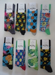 Happy Socks Men's Sock Shoe Size 10 - 13 Combed Cotton 1 Pack Winter Thick Socks - Picture 1 of 17