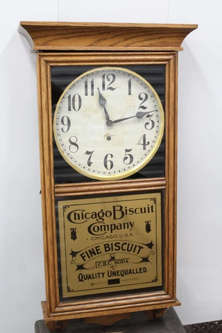CHICAGO BISCUIT CO.  Advertising Clock Cover