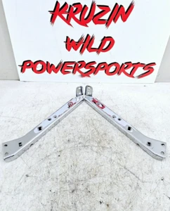 1998 HARLEY FLH ELECTRA GLIDE Chrome Saddlebag Mounting Bracket Arm Bars - Picture 1 of 20