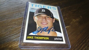 2013 TOPPS HERITAGE JAKE THOMPSON AUTOGRAPHED BASEBALL CARD - Picture 1 of 2