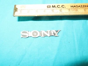 Logo "SONY" originale in metallo cm. 5 - Picture 1 of 3