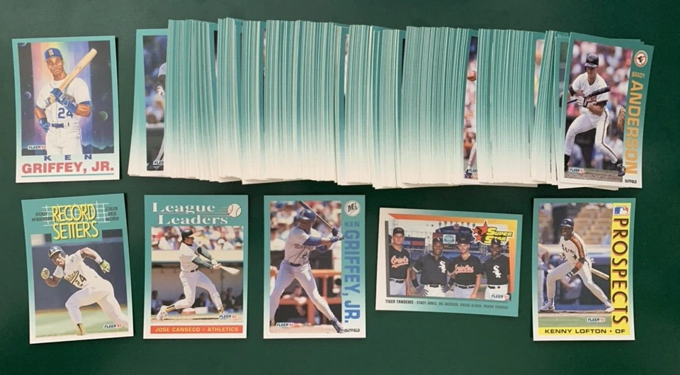 1992 Fleer Baseball SET BREAK singles - stars, commons, rookies, HOFers #501-720 - Image 1 of 1