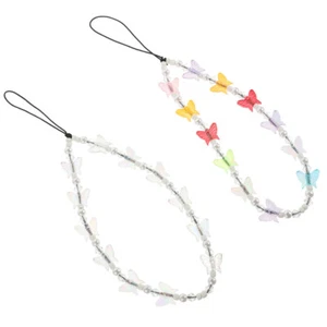 2 Pcs Ornements De Chaîne Téléphone Portable Cordon Suspendu Pour Décor - Zdjęcie 1 z 12