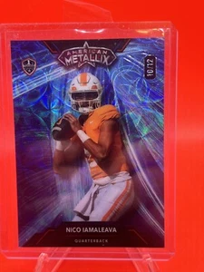'23 Wild Card American Metallix Nico Iamaleava 10/12 Tennessee Volunteeers, UCLA - Picture 1 of 2