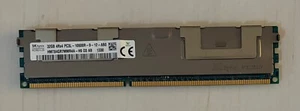 Hynix HMT84GR7MMR4A-H9 32GB PC3L-10600R ECC REG DDR3 SDRAM Server Memory RAM - Afbeelding 1 van 1