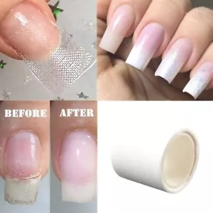 Riparazione Unghie Fibra di Vetro - Autoadesivo Nail Silk Wraps Accessori Manicure 1pz - Foto 1 di 11