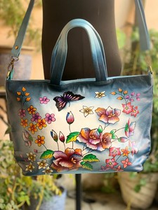 painting on cloth bolsa